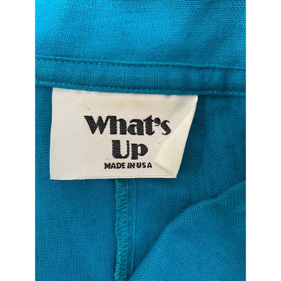 lights jacket size 3X what's up made in USA Caribbean blue color - Picture 7 of 10